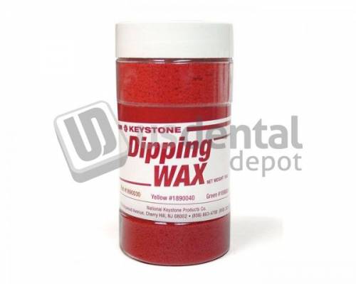 KEYSTONE  Dipping Wax Red, 10 ounces package of dipping wax - #1890030
