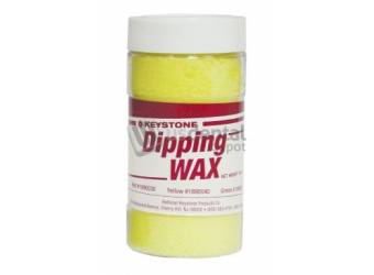 KEYSTONE  Dipping Wax Yellow, 10 ounces package of dipping wax - #1890040