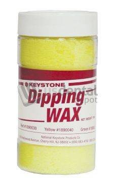 KEYSTONE  Dipping Wax YELLOW, 10 ounces package of dipping wax - #1890040