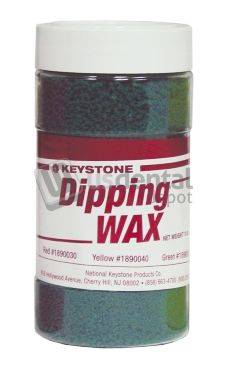 KEYSTONE  Dipping Wax Green, 10 ounces package of dipping wax - #1890050