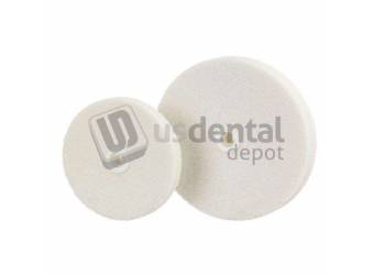 KEYSTONE  WHITE Acrylic Knock-Down Wheels 4in x 0.25in for Trimming Base Plates, Acrylic, and Stone Models - #1900090