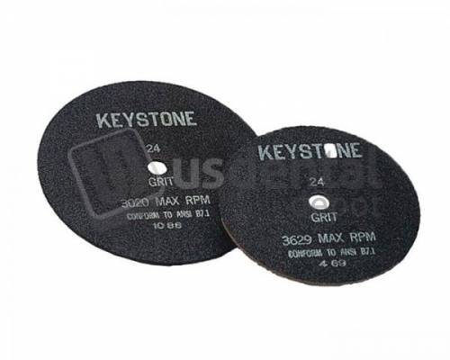 KEYSTONE  Carborundum Model Trimmer Wheel 1pk . Reversible, 1 Hole, 10in  - #1900620