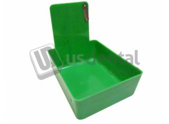 KEYSTONE  GREEN plastic lab work pan  12/pack. Size: 7x5x2.5- #7000375