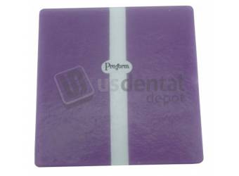 PRO-FORM TRI-COLOR Mouthguard Laminate - Purple/WHITE/Purple, 12/Box. 5x5in  - #9599280