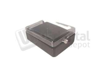 KEYSTONE Rigid Crown & Bridge Boxes - 2in - BLACK/CLEAR - 500pk ( NO-Sponge ) #9570005 -