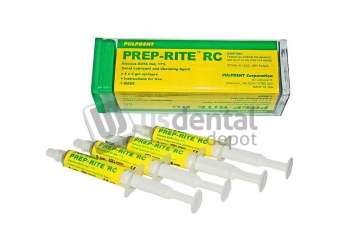PULPDENT Prep-Rite RC 17% Viscous EDTA Gel, contains peroxide and lubricant, 4 - 5gm - #PRC