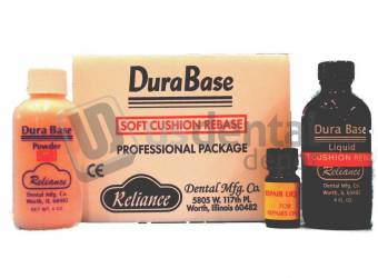 RELIANCE- DARABASE HARD PINK Complete kit with Powder & Liquid- & 10Cc Repair Liquid  mfg #1401