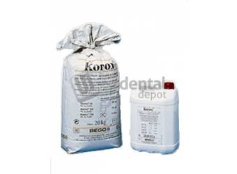BEGO Korox 50 Corundum Blasting Material of 99.6 % aluminium oxide 18lbs 8Kg #46062