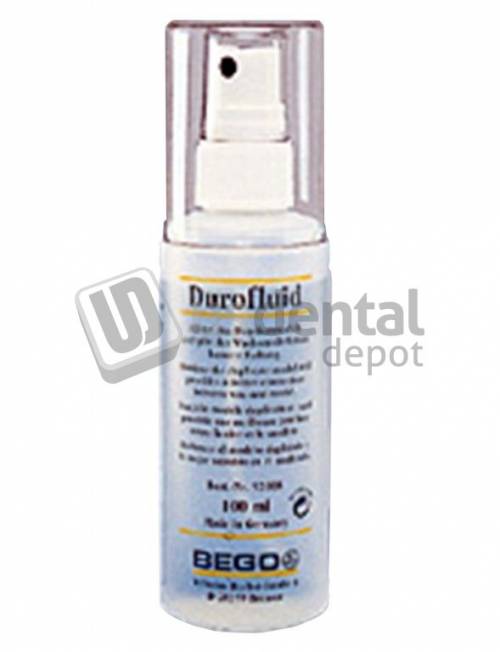 BEGO Durofluid Model Spray 100ml - Durofluid hardens the model and permits the wax-up to adhere better.#52008