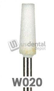 BESQUAL W020 WHITE Mounted Points Taper   T-4 - 10pk