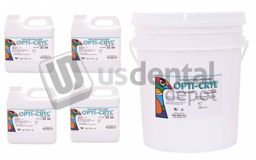 Opti-Cryl Heat-curing Acrylic Resin Powder, Original shade, 1 Lb