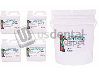 OPTI-CRYL Dental - Self Curing Acrylic Resin 22Lb/10Kg Shade: CLEAR + 4Quartz of monomer