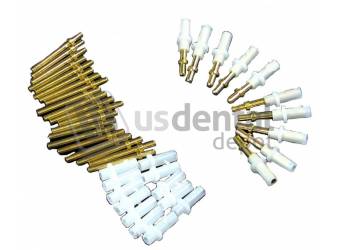 ECCO - PX114-B Double Dowel Pins Long with Plastic Sleeves - WHITE - ( simil PX114) - 1000pk - #MM375 #MM375 #  100629