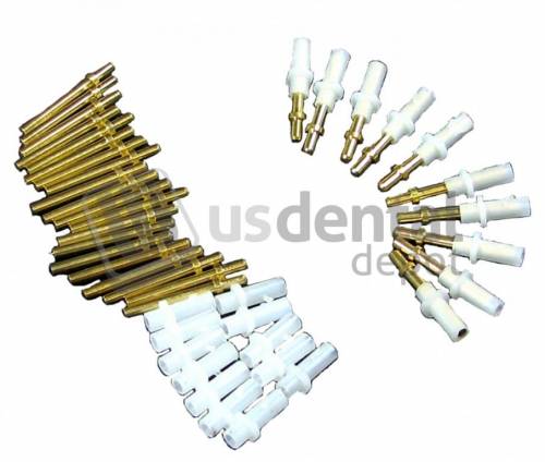 ECCO - PX114-B Double Dowel Pins Long with Plastic Sleeves - WHITE - ( simil PX114) - 1000pk - #MM375 #MM375 #  100629