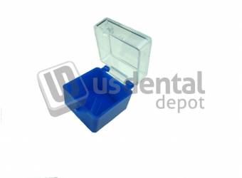 PLASDENT Crown & Bridge Boxes (Rigid) #1 plain (BLACK/CLEAR) Box x 100pk #