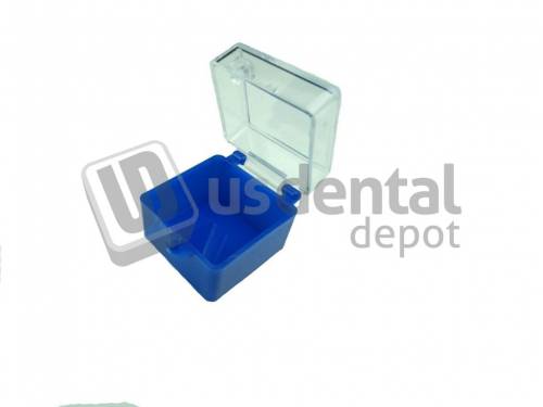 PLASDENT Crown & Bridge Boxes (Rigid) #1 plain (BLACK/CLEAR) Box x 100pk #