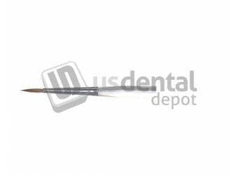 TAKAGUTI - Kolinsky Brushes Straight Round #2 RED k-Sable Pincel Porcelanas # BR752