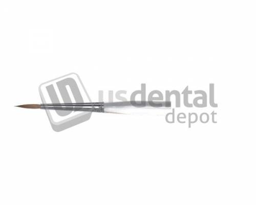 TAKAGUTI - Kolinsky Brushes Straight Round #2 RED k-Sable Pincel Porcelanas # BR752