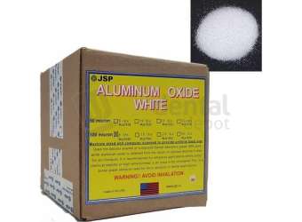 JSP - JSP WHITE Aluminum Oxide Powder - 100 Micron (120  Grit ), 50 Lb. WHITE Aluminum - #ca1644