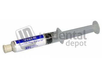 VEST-IT Instant Refractory Material - 1 Syringe x 10 cc each - ( min order Qty : 3 ) ( INSTA PEG - QUICK PEG - EASY PEG ) Create customs peg