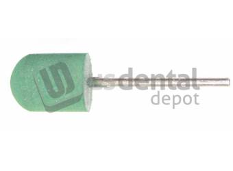 BESQUAL Mounted HP Rubber Point Large GREEN - for acrilycs and flexibles - 100pk #205-203