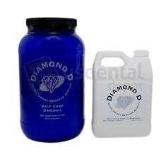 Diamond-D Denture Acrylic, Heat Cure, Light Shade,   5lb powder & 1qt Liquid P&L -  #1013066