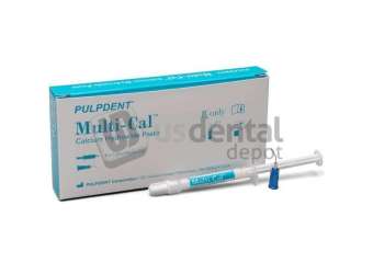 PULPDENT Multi-Cal Kit: 4 - 1.2 mL Syringes and 8 Applicator Tips. Calcium Hydroxide - #MULTI