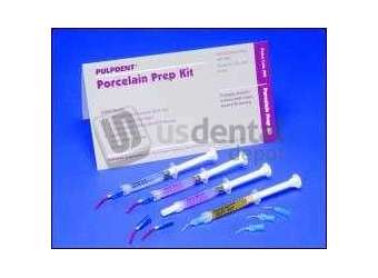 PULPDENT Porcelain Prep Kit Porcelain Prep Kit: 1 - 1.2 ml syringe of Porcelain etch gel - #PPK