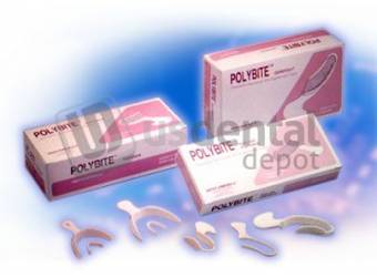 POLYBITE PolyBite Disposable Bite Trays Quadrant - 35pk -