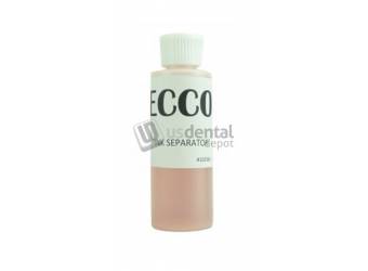 ECCO - PINK Separator medium 120ml - Excellent for denture acrylics and flexibles - shinny surface - Fast Ecomonical and Excellent for processing all types of acrylics and flexibles