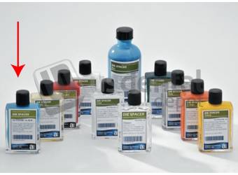 ADS Die Spacer Refill Without Brush Cap - BLUE 1qt Creating the exact spacing before wax up is essential - Produce controlled relief of dies and consistent film thickness - Die spacer provides excellent uniform seating of the restorations - Heat Resistant - Lies fast - Easy on your eyes - One even coat providess approximately 12 microns relief - Dries in minutes