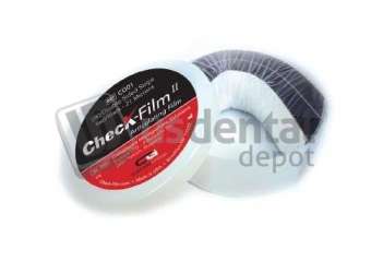 CHECK-FILM II CG01 red/BLACK. Double-sided .0008in  (21 microns)  x 280 Pre-Cut-Ready-to-use Strips #CG01   Can replaces Accufilm II SO53