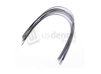Archwire Stainless Steel Ovoid Shape Round Wire  .012 Upper  -10pks 