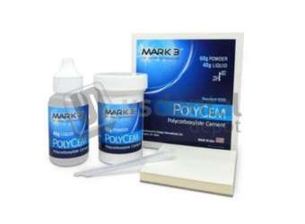 MARK3 - PolyCem Polycarboxylate Cement 60gm. Powder & 40gm. Liquid - #100-5350