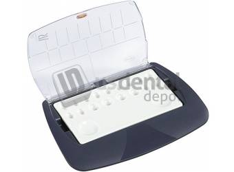 RENFERT LAYART Stains Color Mixing Tray System #10470000-1047-0000-Stain tray- The system consists of optical - high-quality and perfectly coordinated natural hair brushes and mixing trays