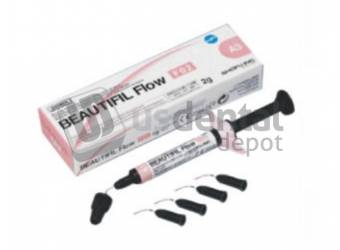 SHOFU Beautifil Flow Low Flow F02 2.2gr A2 - #1432 light cure composite syringe
