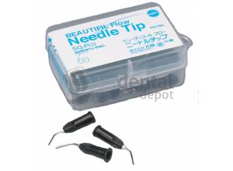 SHOFU Beautifil Flow Needle Tips - 50pk - #1484 light cure composite Tips