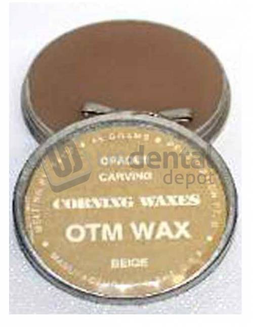 CORNING- Corning - Carving Wax Opaceous BEIGE 45gm in a can ( mfg # 260 ) 