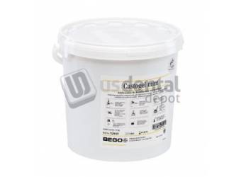 BEGO Castogel Reversible Special Duplicating Material Gel 6Kg- 1.5 Gallon #52052 Specially for high quality CrCo duplications --