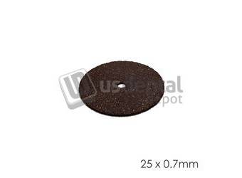 BESQUAL  Cut-Off Wheel 25mm X 0.7mm ( 15/16 X 0.025in ) - 100pk Separating discs - Red Non contaminating .aluminum oxide (Separating disc. disco de separacion) #107-2507
