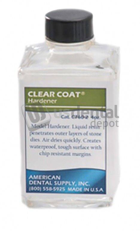 ADS CLEAR Coat Model Hardener Resin 1oz Bottle # C760-10 - Brush on or dip stone dies and models -