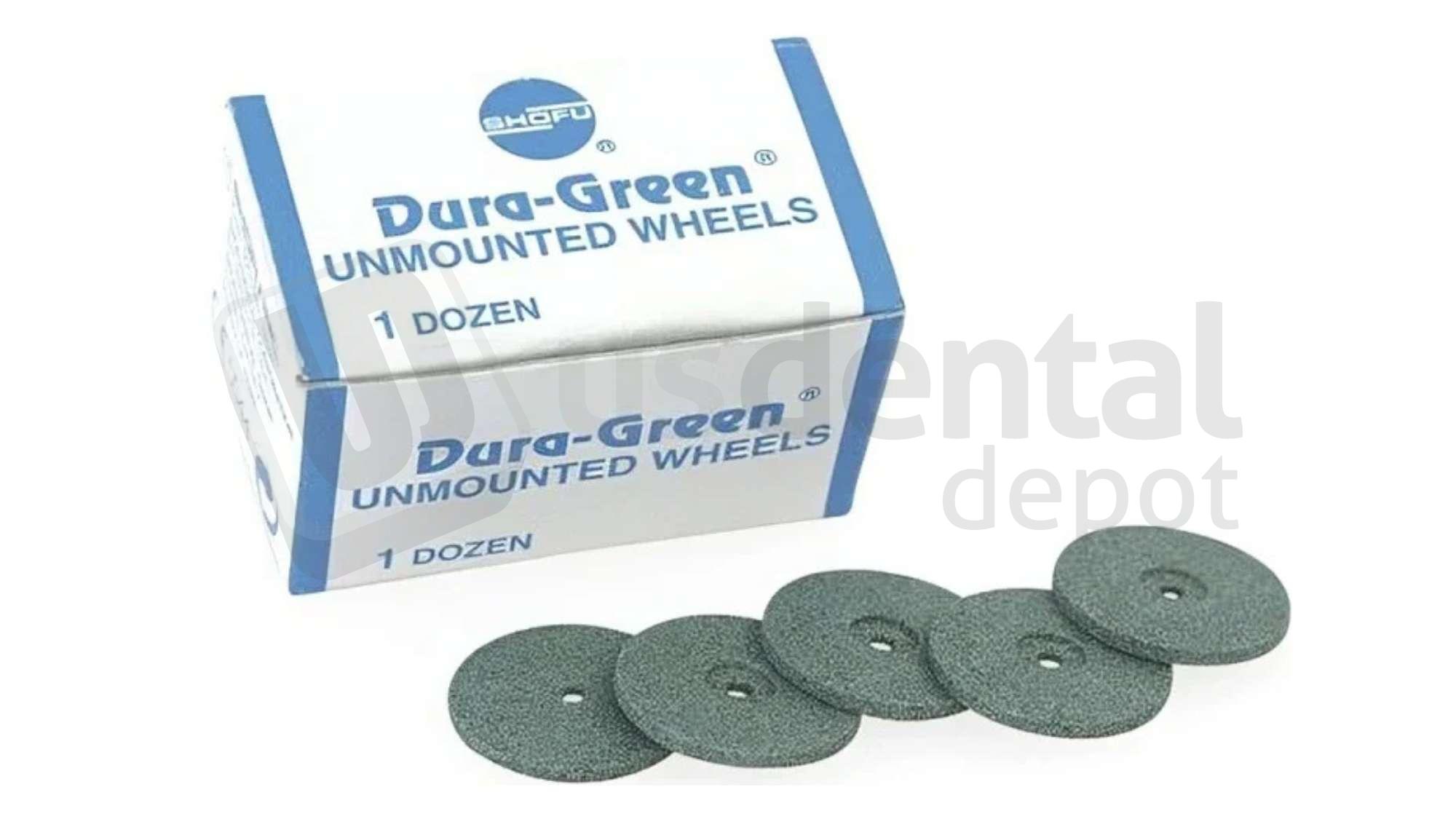 DURA GREEN 12PK S #7 | SHOFU # 150 | US Dental Depot