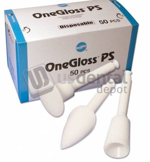 SHOFU OneGloss  PS Assortment 15 CUPS  - 20 Midi POINTS and 15 Inverted Cone IC ( individually packed )  - #0175