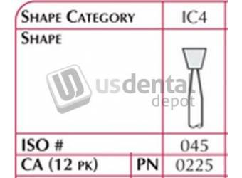 SHOFU CA Dura-WHITE Inverted Cone IC4 12pk - #0225