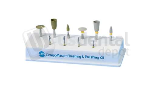 SHOFU Compomaster Finishing / Polishing - Sterilizable Bur Block CA/FG Kit -( # 0331B ) Fg Hybrid T&F points