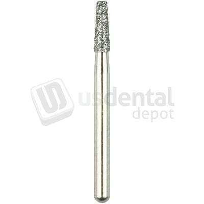 SHOFU FG Robot 0812-1 Taper Cylingder Corner Round  Grit  R Length 4.4-1pk #0812-1