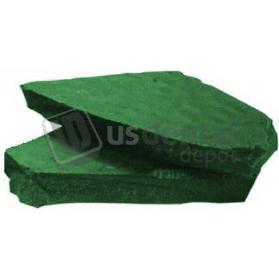 CORNING Inlay Wax Reg GREEN 1Lbpk Lumps - ( mfg #091G ) Superior wax for Build-up -