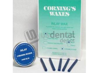 CORNING Inlay Wax Reg BLUE 1Lb Sticks: 0.25in round x 4.5 in  #094B