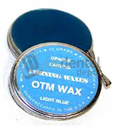 CORNING Inlay Carving Wax Hard BLUE Tins 2oz./Box ( mfg #109B )