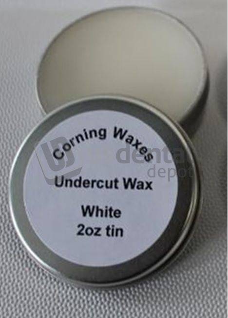 CORNING Undercut Wax WHITE 45gr tin ( mfg #293W )